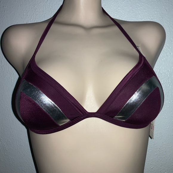 NWT VICTORIA’S SECRET PINK Push Up Swim Top Bikini - Picture 2 of 8